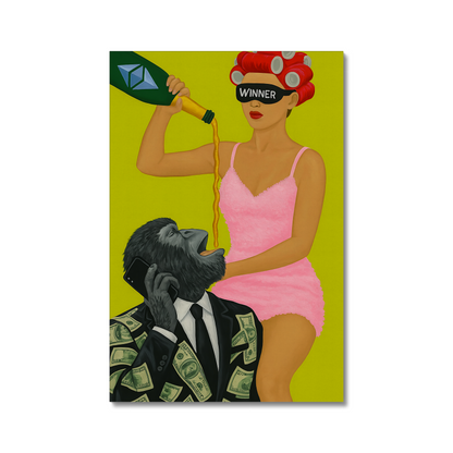 LIQUIDITY PROBLEMS Art Print mockup
