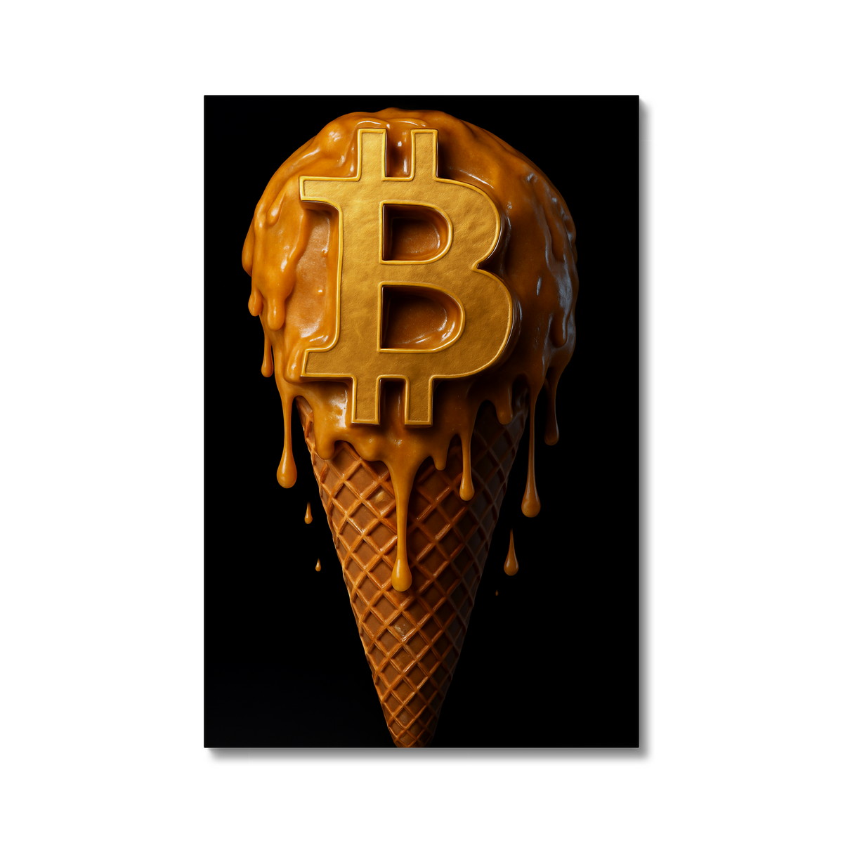 BITCOIN MELTDOWN — Art Print