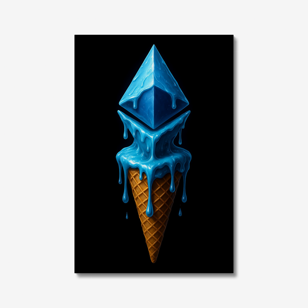 MELTING ETH — Art Print
